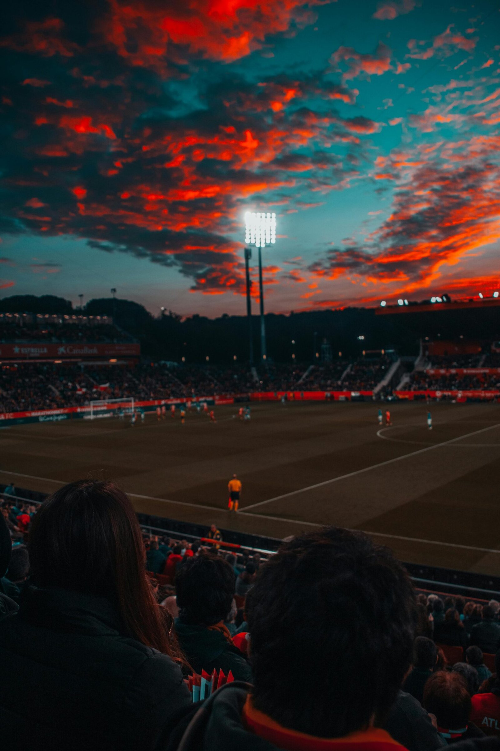 football-sunset
